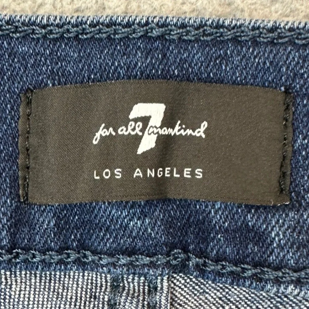 7 For All Mankind Austyn Jeans Mens 42 Blue Relaxed Straight Leg Stretch Denim